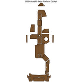 2022 Cobalt R8 Swim Platform Cockpit Pad Traction Mats Eva Foam Boat Flooring Marine Decking Hzchione