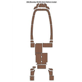 2022 Moonday 780 WA Swim Platform Cockpit Traction Mats Eva Foam Boat Flooring Marine Decking Hzchione