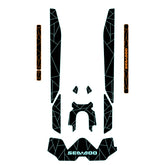 2019-2024 Sea Doo WAKE PRO 230 Customize Jet Ski Mats Hzchione Black Cyan with Gunnel pad