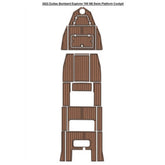 2022 Zodiac Bombard Explorer 700 SB Swim Platform Cockpit Traction Mats Eva Foam Boat Flooring Marine Decking Hzchione