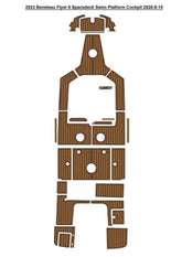 2023 Beneteau Flyer 8 Spacedeck Cockpit Pad Traction Mats Eva Foam Boat Flooring Marine Decking Hzchione