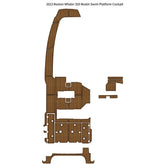 2023 Boston Whaler 350 Realm Swim Platform Traction Mats Eva Foam Boat Flooring Marine Decking Hzchione