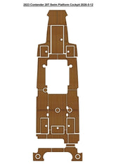 2023 Contender 28T Cockpit Pad Traction Mats Eva Foam Boat Flooring Marine Decking Hzchione