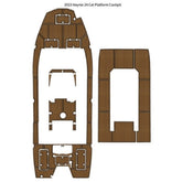 2023 Haynie 24 Cat Swim Platform Cockpit Traction Mats Eva Foam Boat Flooring Marine Decking Hzchione