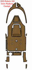 2023 Robalo 242 Swim Platform Cockpit Traction Mats Eva Foam Boat Flooring Marine Decking Hzchione
