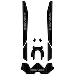 2019-2024 Sea Doo GTX 230+300 Customize Jet Ski Mats Hzchione Black Dark Gray-Vertical Line