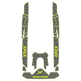 2023 Sea Doo RXP-X 300 APEX Customize Jet Ski Mats Non-Slip Motorboat Traction Mat Hzchione Charcoal Gray Neon Yellow