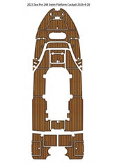 2023 Sea Pro 248 Cockpit Pad Traction Mats Eva Foam Boat Flooring Marine Decking Hzchione
