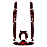 2024-2025 Sea-Doo GTR-X With Footwedge Customize Jet Ski Traction Mat Hzchione Black Red