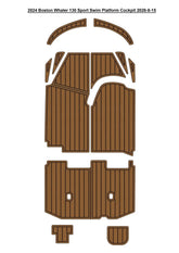 2024 Boston Whaler 130 Sport Cockpit Pad Traction Mats Eva Foam Boat Flooring Marine Decking Hzchione