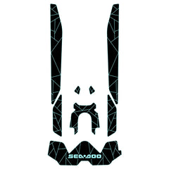 2025 Sea Doo GTX Customize Jet Ski Mats Hzchione Black Cyan