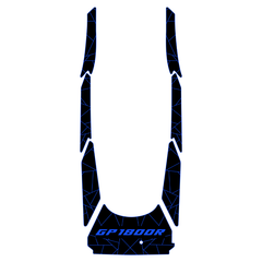 2021-2024 Yamaha GP1200R GP1300R GP1800R EVA Foam Boat Flooring Jet Ski Traction Mats Hzchione Black Blue-GP1800R