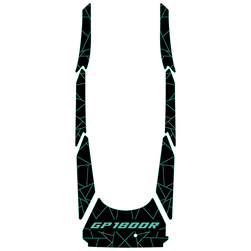 2021-2024 Yamaha GP1200R GP1300R GP1800R EVA Foam Boat Flooring Jet Ski Traction Mats Hzchione Black Turquoise Blue