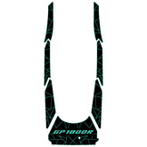2021-2024 Yamaha GP1200R GP1300R GP1800R EVA Foam Boat Flooring Jet Ski Traction Mats Hzchione Black Turquoise Blue