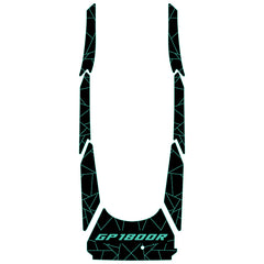 2021-2024 Yamaha GP1200R GP1300R GP1800R EVA Foam Boat Flooring Jet Ski Traction Mats Hzchione Black Turquoise Blue