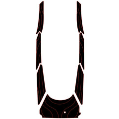 2024-2025 Yamaha GP1900 HO EVA Foam Boat Flooring Jet Ski Traction Mats Hzchione Black Red