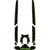 2020-2025 Sea-Doo WAKE PRO 170 Customize Jet Ski Mats Non-Slip Motorboat Traction Mat Hzchione Black Green