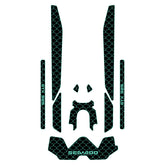 2026 Sea Doo GTX Customize Jet Ski Mats Hzchione Black Turquoise Blue-Fish Scale
