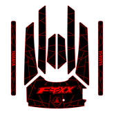 2019-2025 Yamaha FX + FX CRUISER SVHO / HO / LIMITED EVA Foam Boat Flooring Jet Ski Traction Mats Hzchione Black Red Set-Foxx
