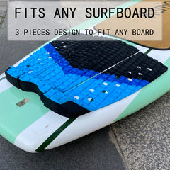 Surf Pad EVA Surfboard SUP Pads Black Foot Traction Surf Pads 3M Wholesale Surfboard Foot Tail Pads Hzchione