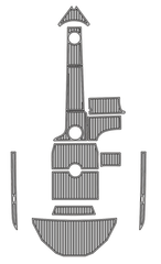 2013 Moomba Mobius LSV Traction Mats Eva Foam Boat Flooring Marine Decking Hzchione Light Grey Black
