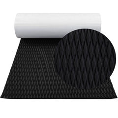 Hzchione Sufboard Mat Small Diamond EVA Foam Boat Deck Marine Carpet For Yacht Boat Kayak Decking Golf Cart Fishing Boat RV Hzchione 31.5"*21.7" Black