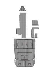 1978 Trojan 32 Swim Platform Cockpit Traction Mats Eva Foam Boat Flooring Marine Decking Hzchione Light Grey Black