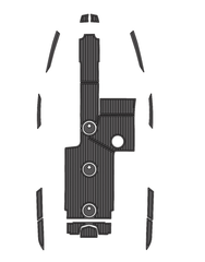 2018-2020 Mastercraft XT22 Traction Mats Eva Foam Boat Flooring Marine Decking Hzchione Dark Grey Black