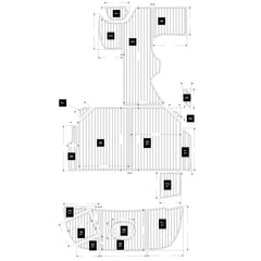 2002 Sea Ray 280 Eva Foam Boat Flooring Faux Teak Boat Deck Foam Boat Decking Marine Mat Cockpit Swim Platform Pads Hzchione