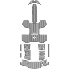 2016 Chaparral H20 Eva Foam Boat Flooring Faux Teak Boat Deck Foam Boat Decking Marine Mat Cockpit Swim Platform Pads Hzchione Light Gray Black