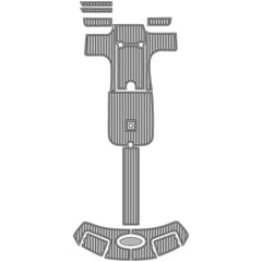 2006 Chaparral 225 SSI Swim Platform Cockpit Pad EVA Teak Decking Boats Mat Hzchione Light Gray Black Faux Teak