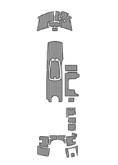 2020 Tahoe 2150 Traction Mats Eva Foam Boat Flooring Marine Decking Hzchione Light Grey Black