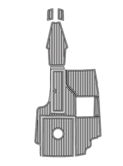 2001 MasterCraft 205V Traction Mats Eva Foam Boat Flooring Marine Decking Hzchione Light Grey Black