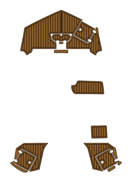 2018 Nautic Star 243 Traction Mats Eva Foam Boat Flooring Marine Decking Hzchione Brown Black