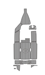 2021 Tidewater 232 LXF Traction Mats Eva Foam Boat Flooring Marine Decking Hzchione Dark Grey Black