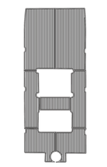 2017 Carolina Skimmer 21 Traction Mats Eva Foam Boat Flooring Marine Decking Hzchione Light Grey Black