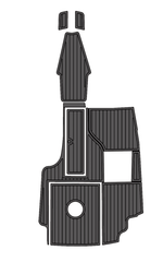 2001 MasterCraft 205V Traction Mats Eva Foam Boat Flooring Marine Decking Hzchione Dark Grey Black