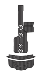 2020 Mastercraft NXT20 Traction Mats Eva Foam Boat Flooring Marine Decking Hzchione Dark Grey Black