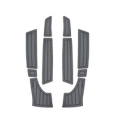 1998-2004 Yamaha XL700/760 EVA Foam Boat Flooring Jet Ski Traction Mats Hzchione Light Gray Black-Faux Teak