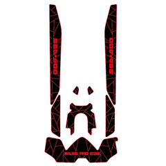 2018 Sea Doo GTX/GTX 230 Customize Jet Ski Mats Non-Slip Motorboat Traction Mat Hzchione Black Red