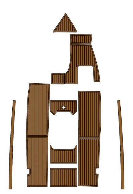 1999 Mastercraft Sportstar Traction Mats Eva Foam Boat Flooring Marine Decking Hzchione Brown Black