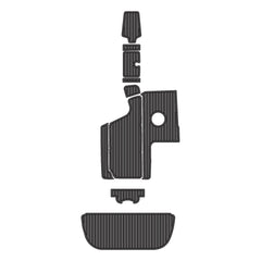 2013 Centurion Avalanche Swim Platform Cockpit Pad EVA Teak Decking Mat Hzchione Faux Teak Drak Gray Black