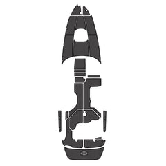 2007 Sea Ray Sundancer 260 Eva Foam Boat Flooring Faux Teak Boat Deck Foam Boat Decking Marine Mat Cockpit Swim Platform Pads Hzchione Drak Gray Black