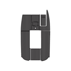 1999 Malibu Response Eva Foam Boat Flooring Faux Teak Boat Deck Foam Boat Decking Marine Mat Cockpit Swim Platform Pads Hzchione Drak Gray Black