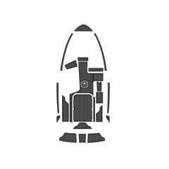 2019 Malibu 21 VLX Eva Foam Boat Flooring Faux Teak Boat Deck Foam Boat Decking Marine Mat Cockpit Swim Platform Pads Hzchione Drak Gray Black