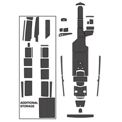 2019 Tige ZX5 Eva Foam Boat Flooring Faux Teak Boat Deck Foam Boat Decking Marine Mat Cockpit Swim Platform Pads Hzchione Drak Gray Black