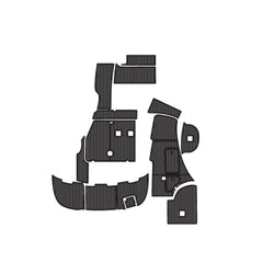 2005 Chaparral 310 Eva Foam Boat Flooring Faux Teak Boat Deck Foam Boat Decking Marine Mat Cockpit Swim Platform Pads Hzchione Drak Gray Black