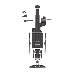 2019 Tige RZX2 Eva Foam Boat Flooring Faux Teak Boat Deck Foam Boat Decking Marine Mat Cockpit Swim Platform Pads Hzchione Drak Gray Black