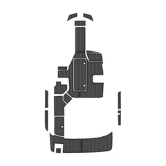 2018 Sea Ray 190 Sundancer Eva Foam Boat Flooring Faux Teak Boat Deck Foam Boat Decking Marine Mat Cockpit Swim Platform Pads Hzchione Drak Gray Black