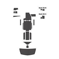 2019 Tige R21 Eva Foam Boat Flooring Faux Teak Boat Deck Foam Boat Decking Marine Mat Cockpit Swim Platform Pads Hzchione Drak Gray Black